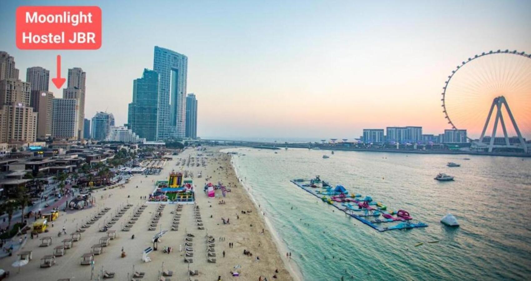 Moonlight Hostel Jbr - 2Min Walk To Jbr Beach - Gym - 2Min Metro Station - Poll Dubai Exterior foto